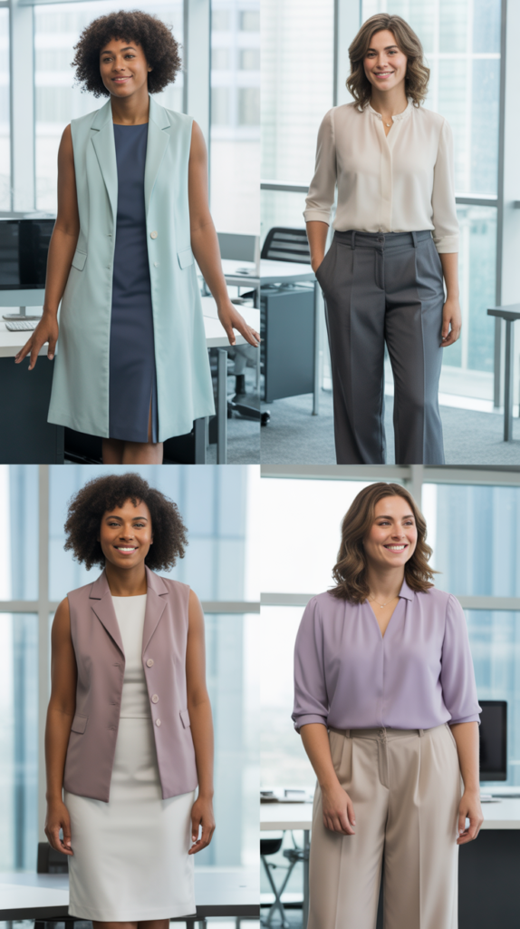 Long Vest Over Dress or Separates