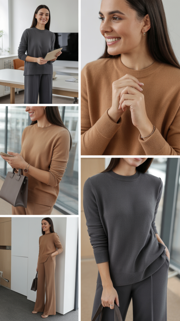 Luxe Loungewear-Inspired Professional Set