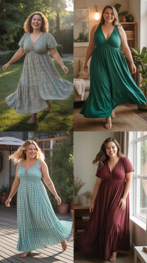 Maxi Dress with Empire Waist