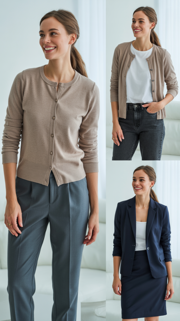 The Cardigan Set as an Outfit