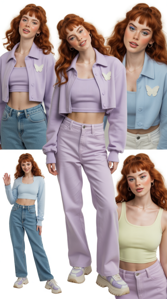 Pastel Color Palette Outfits