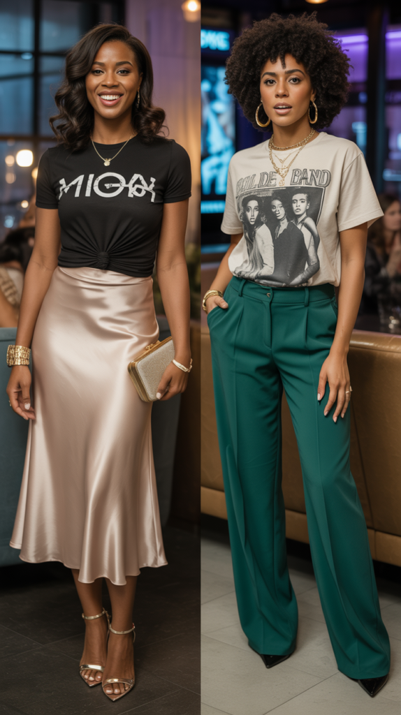 Graphic Tees Dressed Up