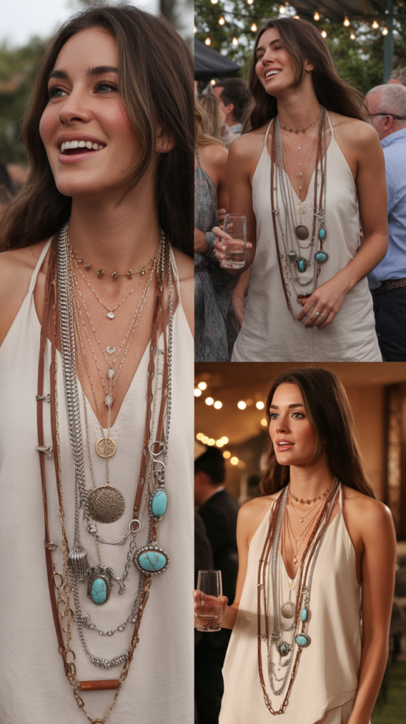 Layered Necklace Lasso