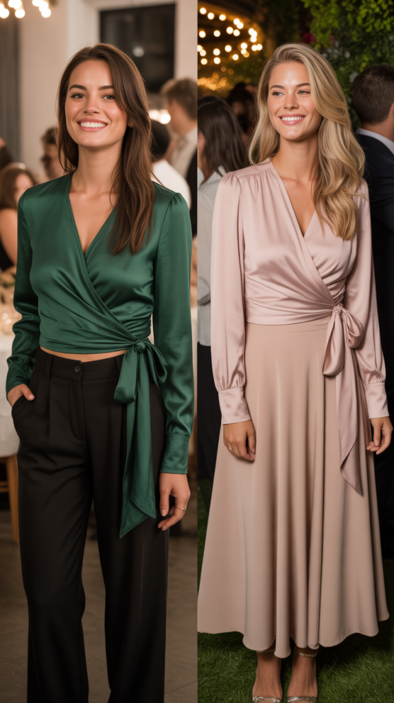  Wrap Tops and Tie Details