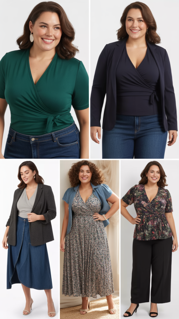 Wrap Tops and Dresses