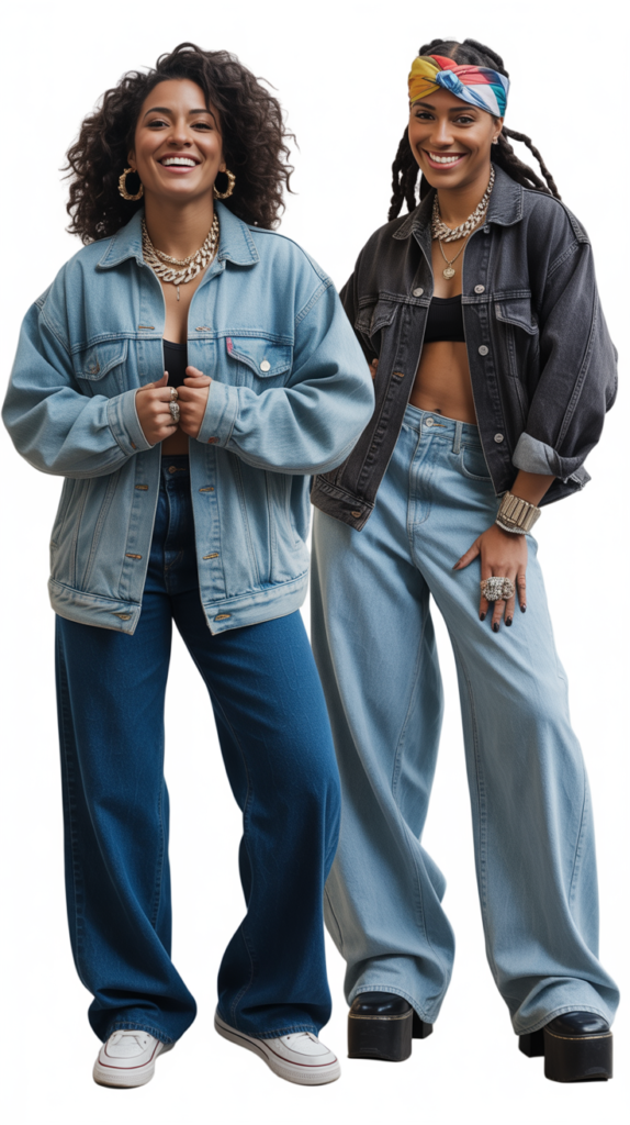 The Denim-on-Denim Look