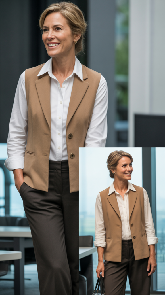 Structured Vest Layering