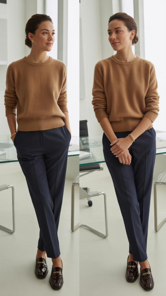 The Sophisticated Sweater and Trousers Duo
