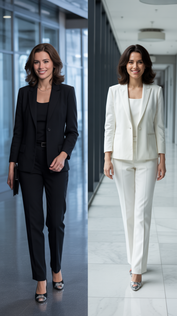 Monochrome Power Outfit