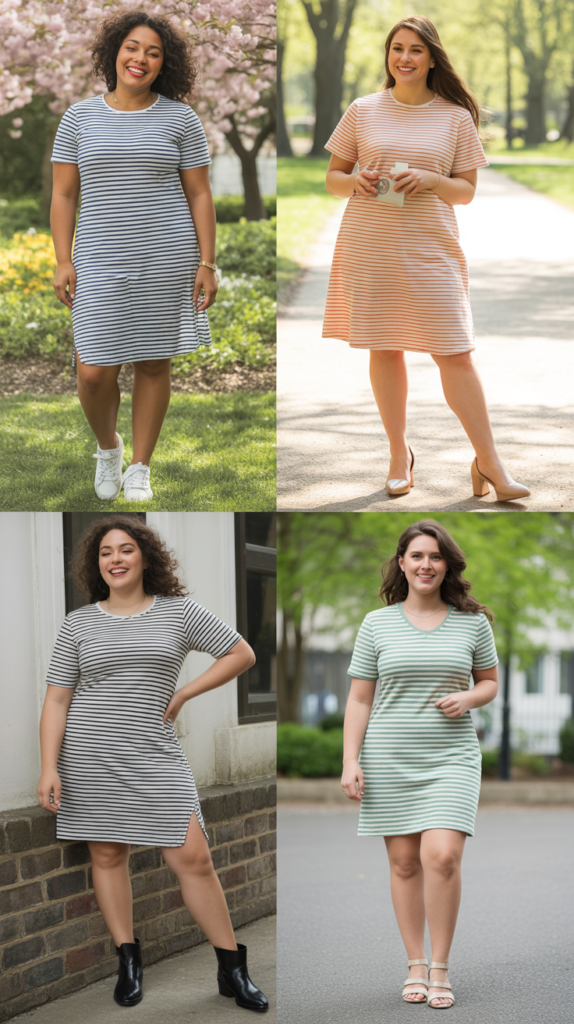 Striped T-Shirt Dress