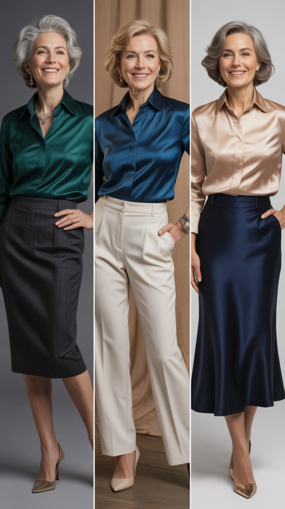 Silk or Satin Blouse