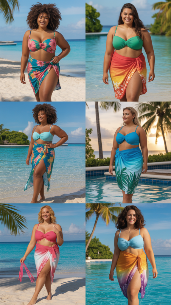 Strapless Bandeau with Sarong