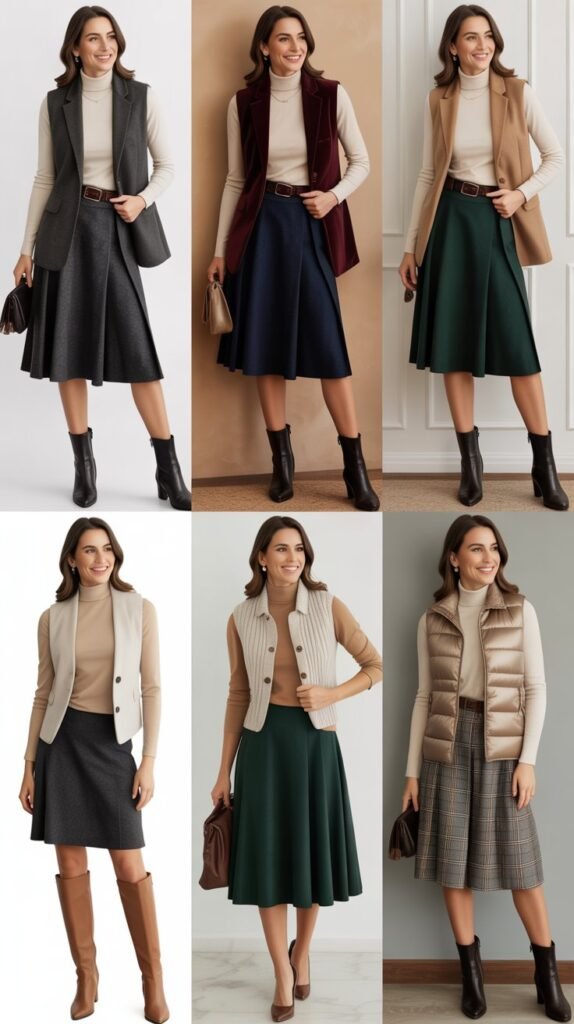 Statement Coat Over Simple Outfit