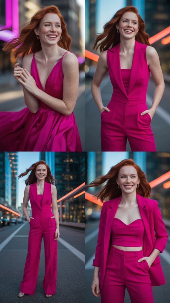 Bright Fuchsia Drama