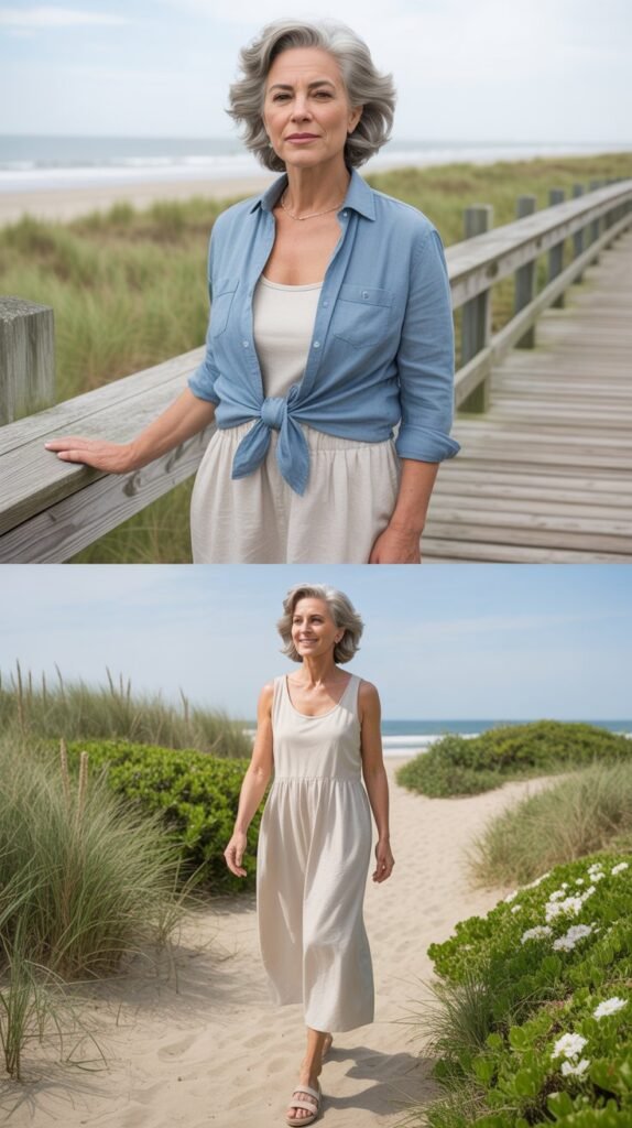 Maxi Dress with Sneakers