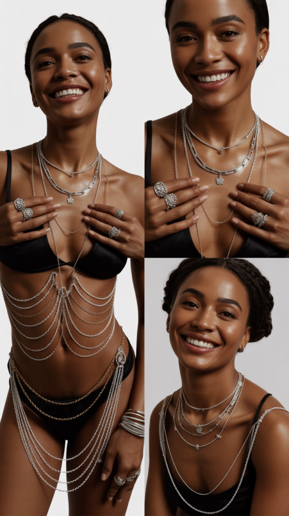 Body Chains and Layered Jewelry
