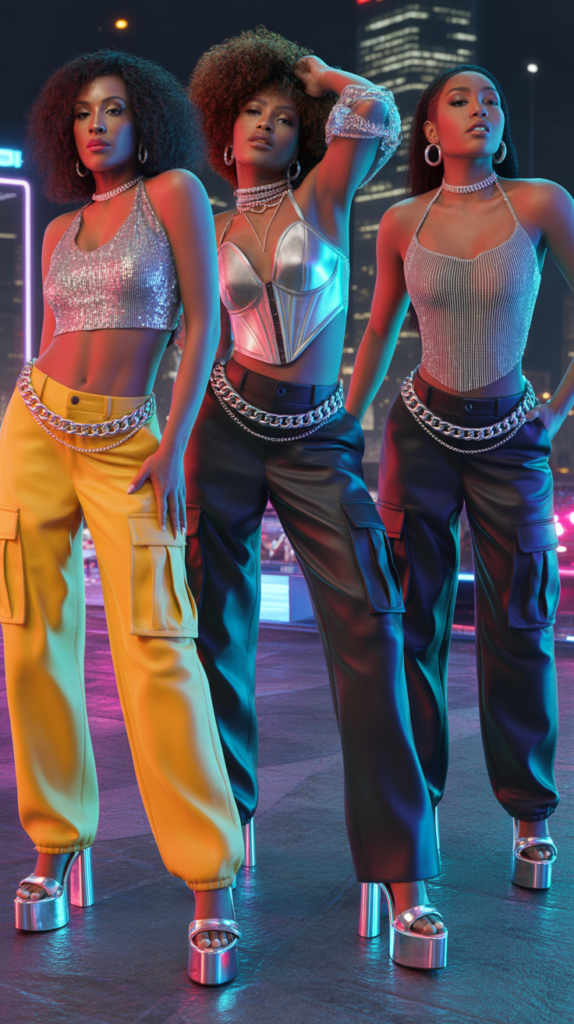  Cargo Pants Meet Glamour