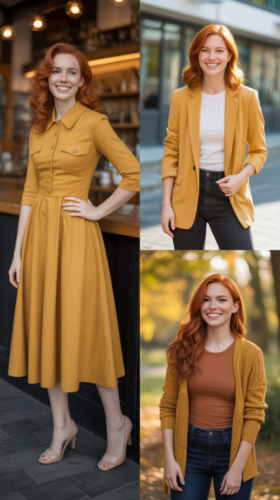 Mustard Yellow Autumn Warmth