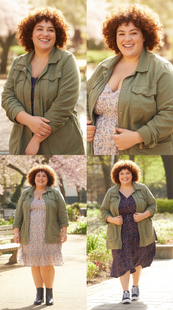 Utility Jacket with Sundress