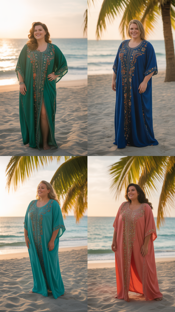 Kaftan with Embellished Details