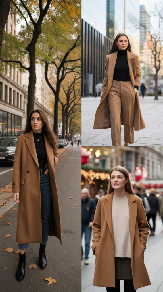 Camel Coat Over Anything
