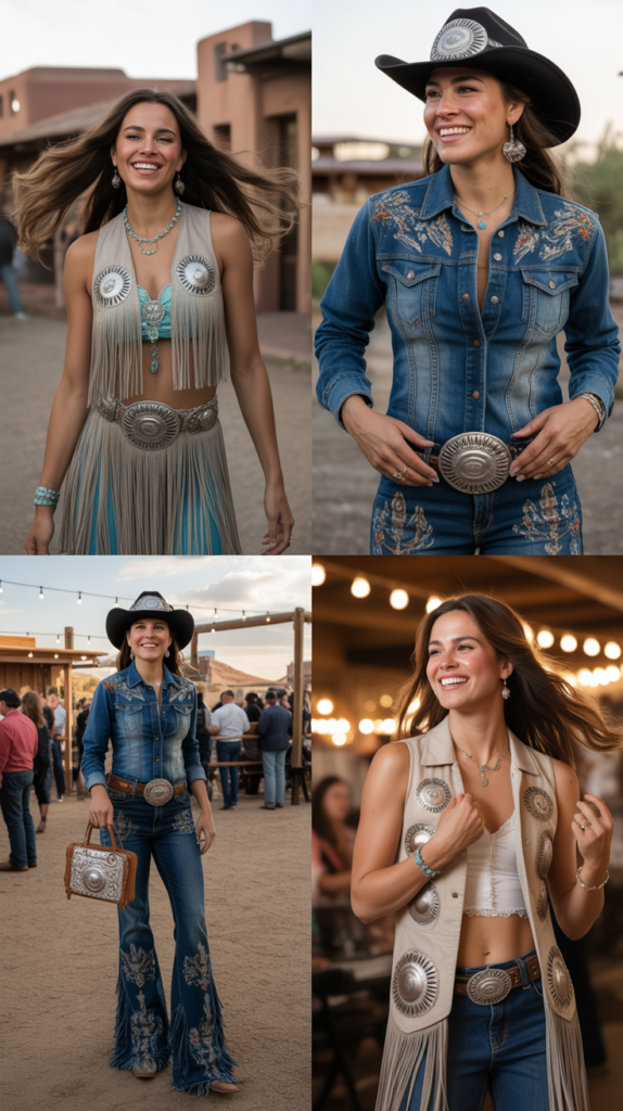 Colorful Concho Details