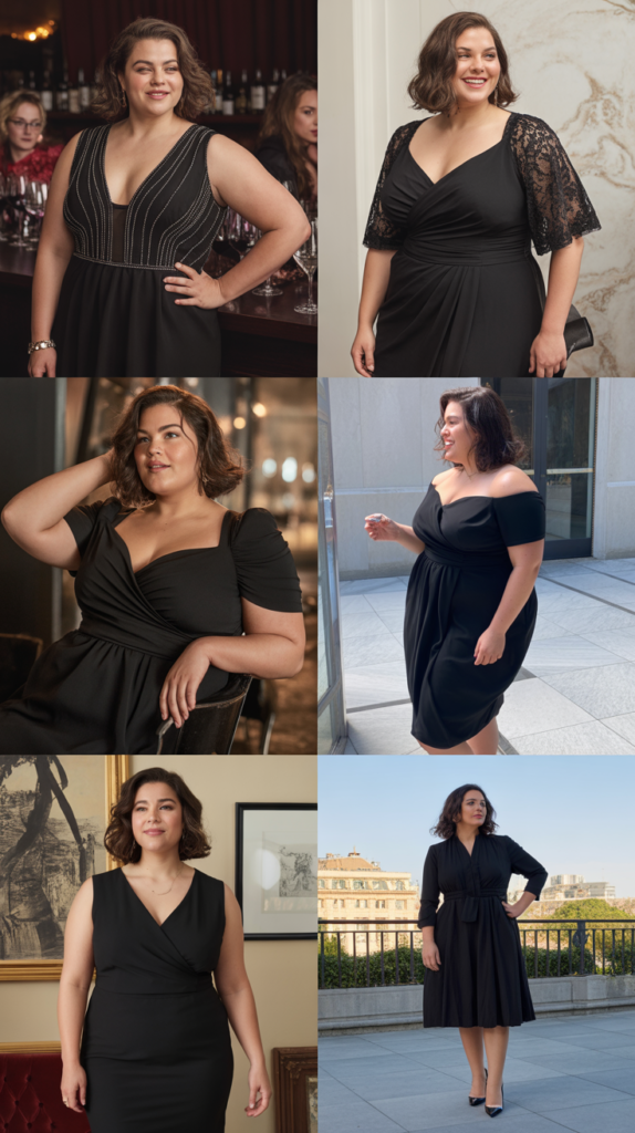 The Little Black Dress with Strategic Details
