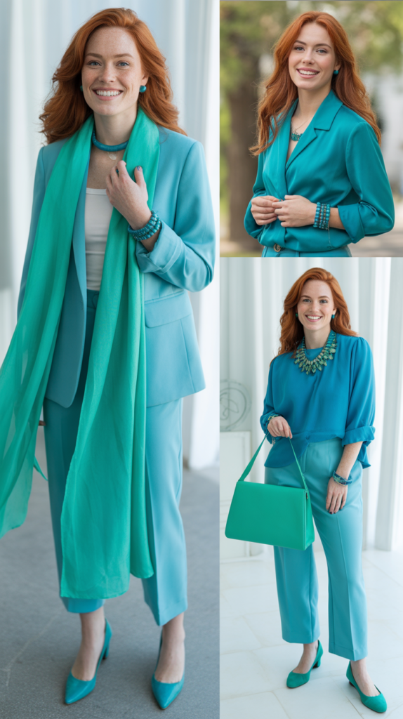 Teal and Turquoise Accents