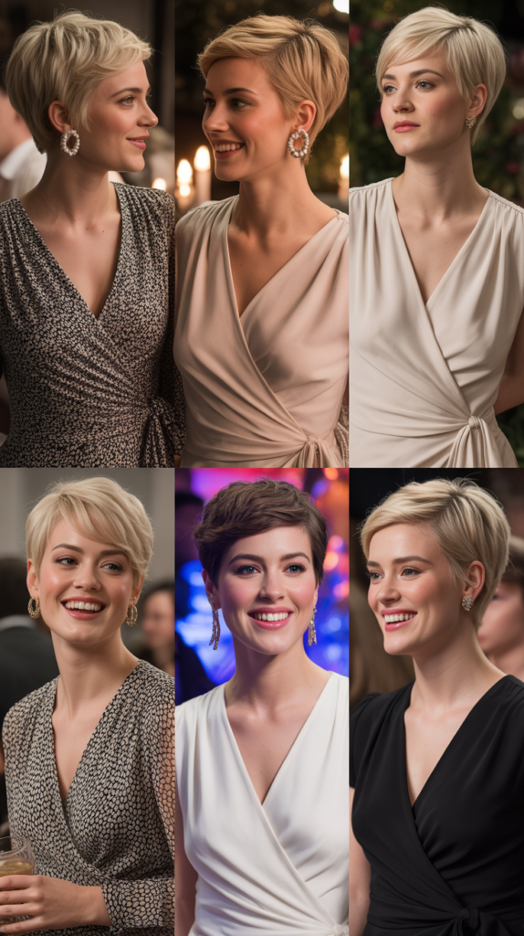  Wrap Dress with Strappy Heels