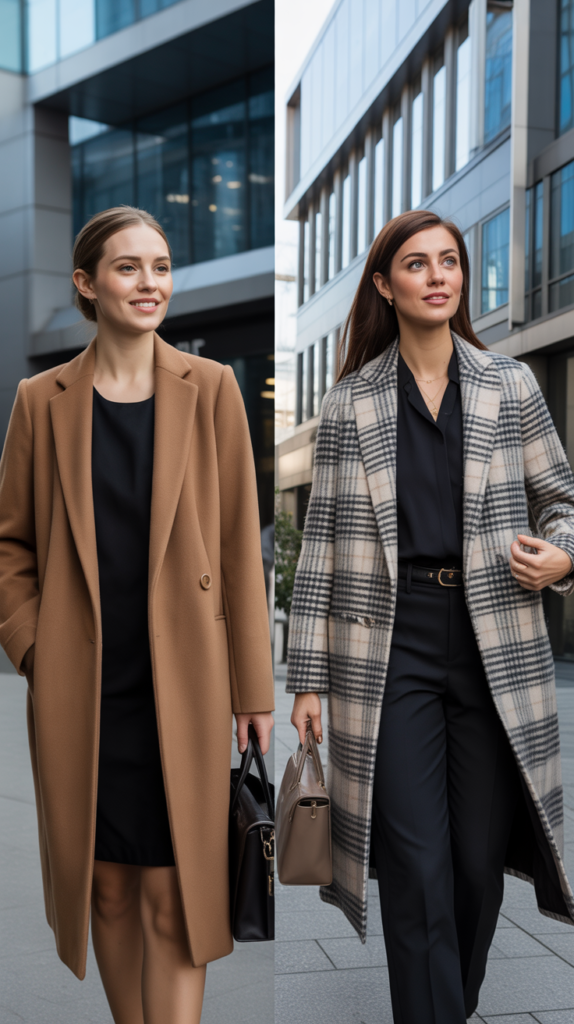 Statement Coat as Outfit Focal Point