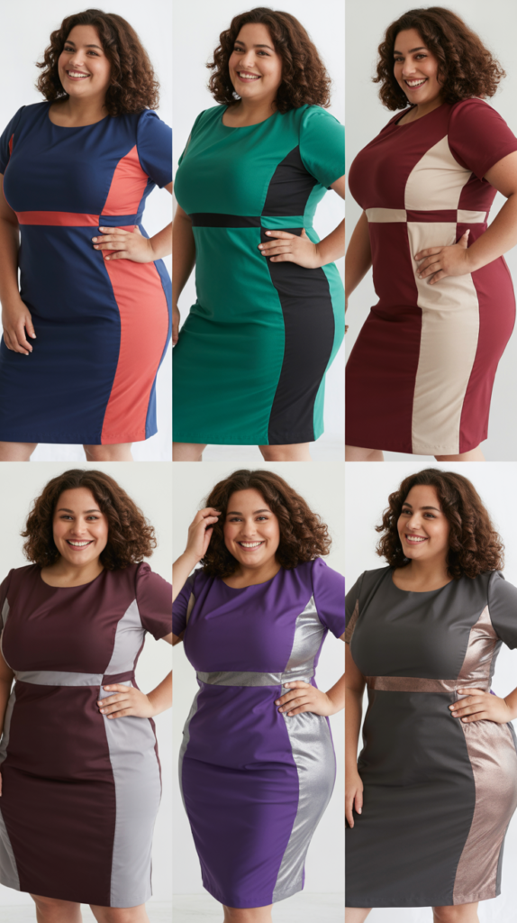 Color-Blocked Dresses