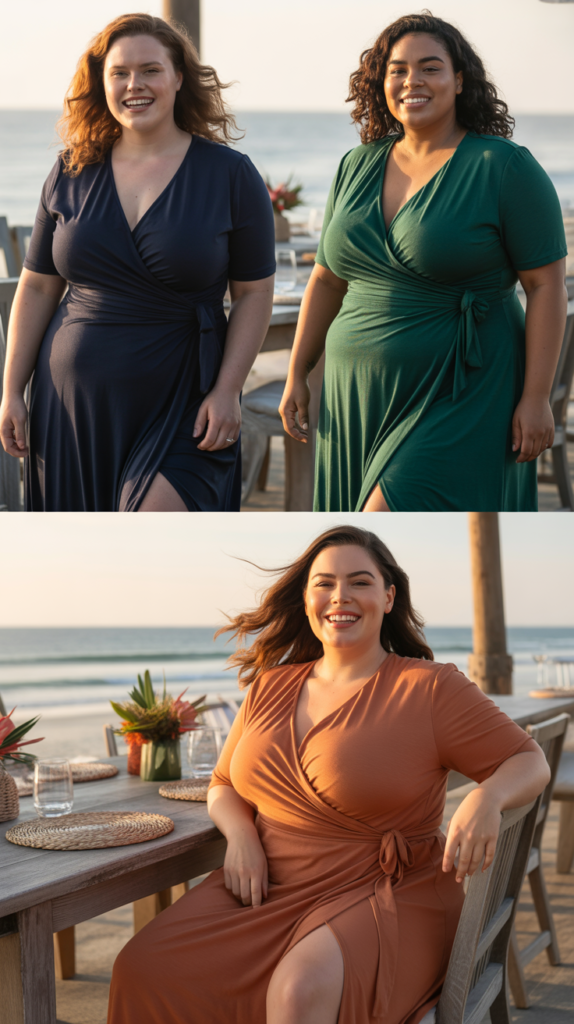 Wrap Dress in Jersey Fabric