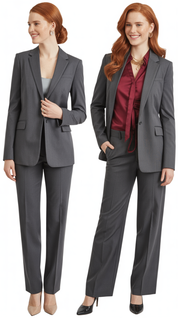 Charcoal Gray Monochrome Look