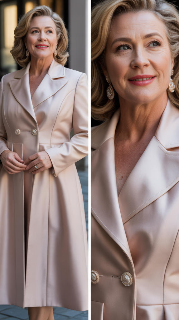 Structured Coat Dress for Special Occasions