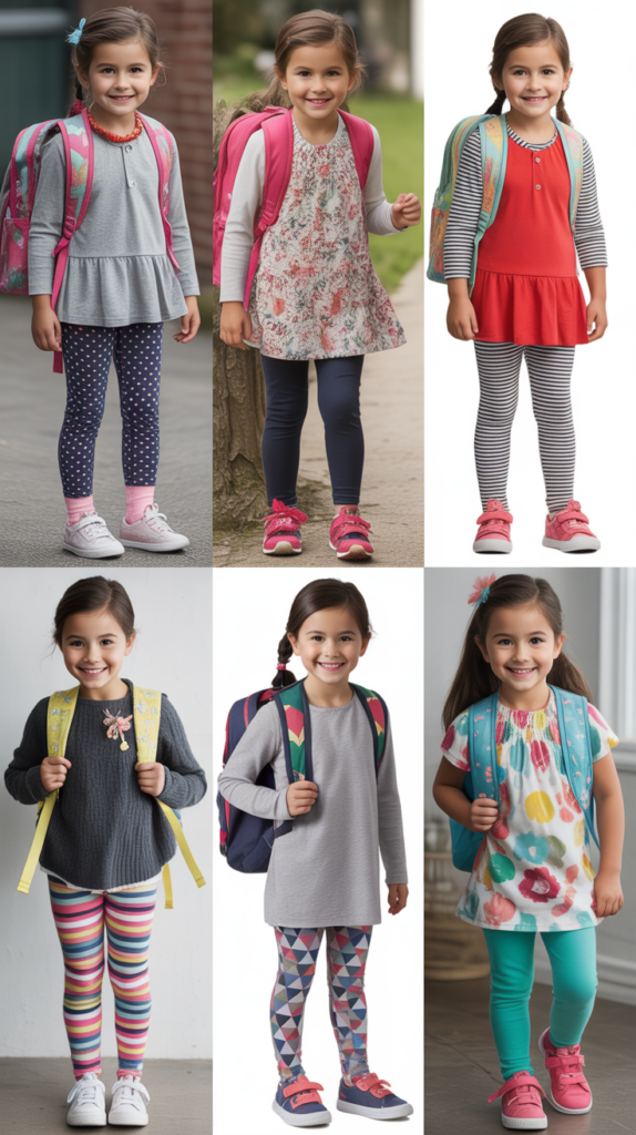  Leggings and Tunic Top Ensemble