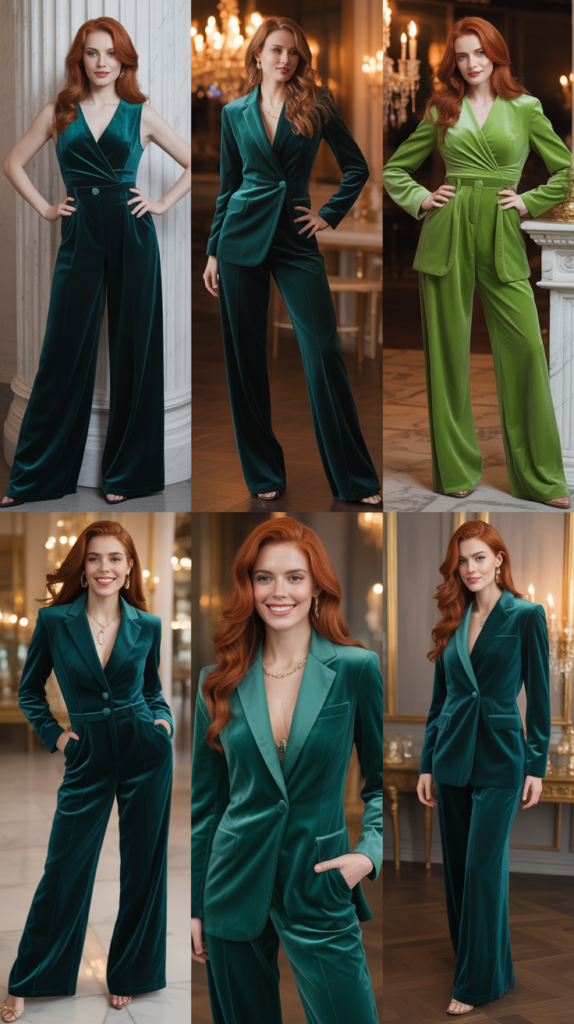 Emerald Green Velvet for Maximum Drama