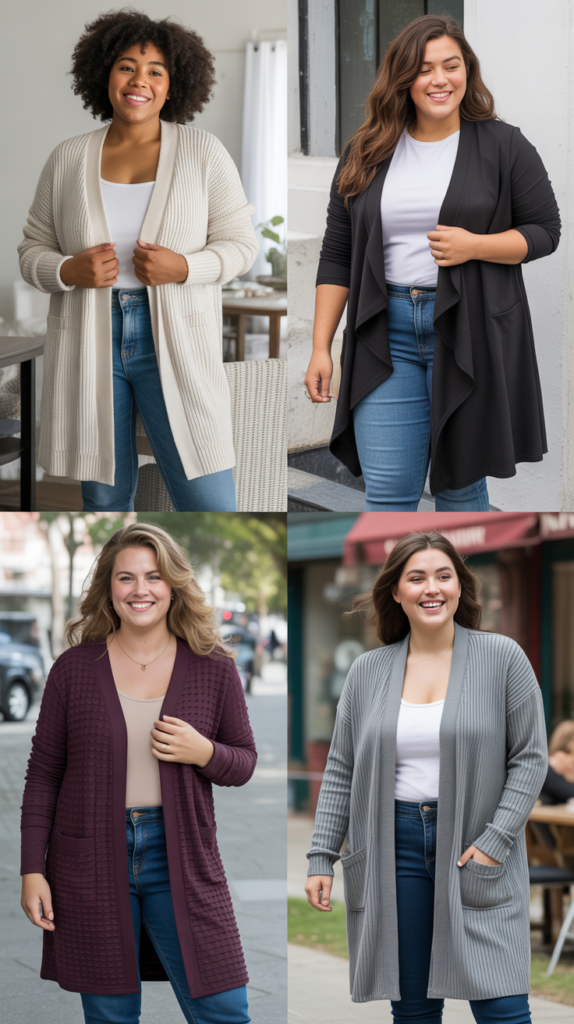 Longline Cardigan with Skinny Jeans