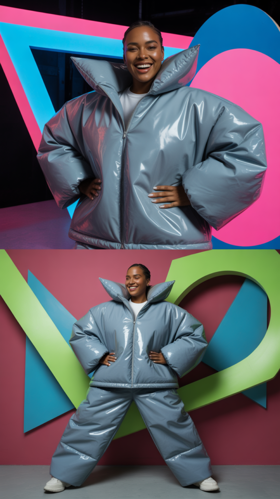 Missy Elliott's Inflatable Trash Bag Suit