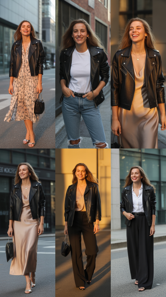 The Leather Jacket with Anything