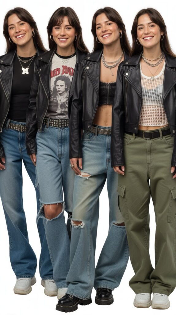  Colorful Fur Trim on Denim Jacket