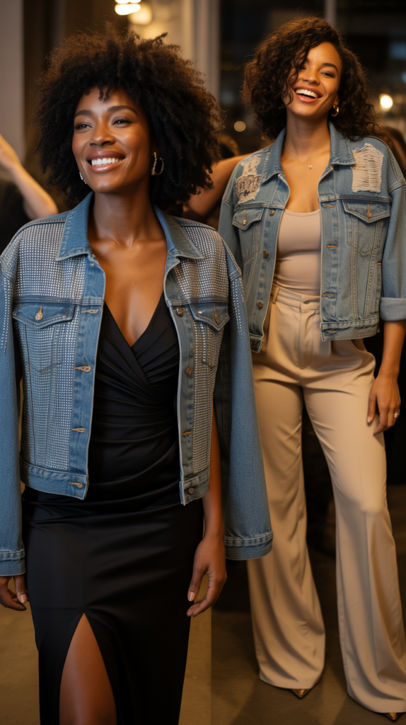  Denim Jackets as Party Layers