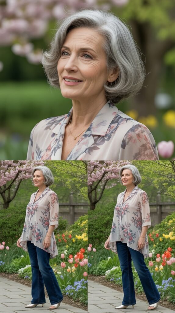 Linen Pants with Button-Down Shirt