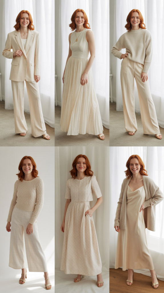  Ivory and Cream Monochromatic