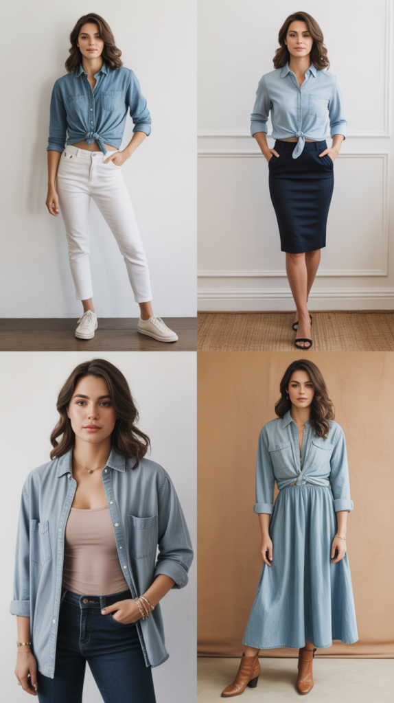 Chambray Shirt Versatility