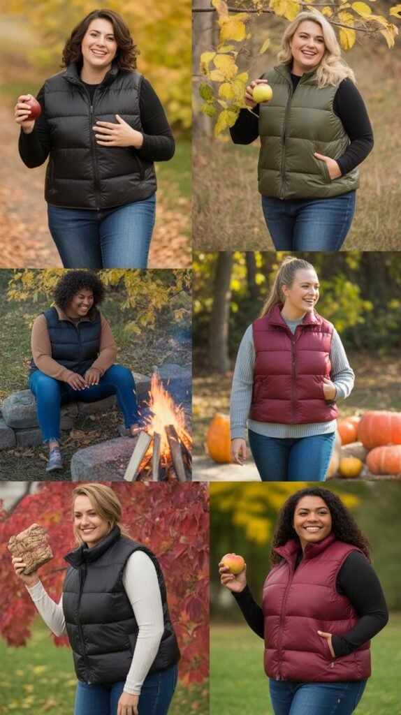  Puffer Vest Layered Look