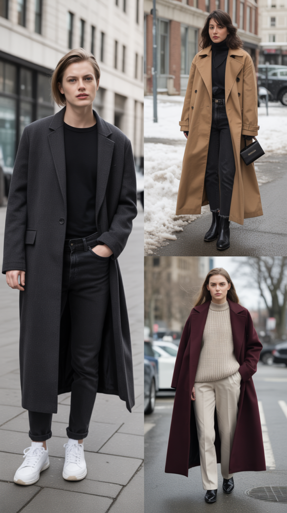 Long Coat Over Basics