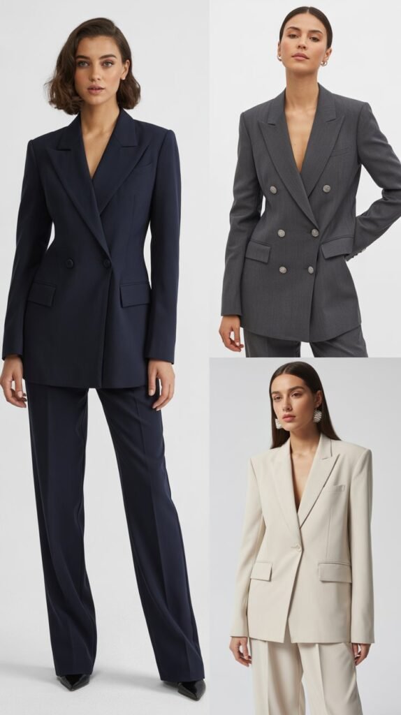 Structured Blazers for Power Dressing