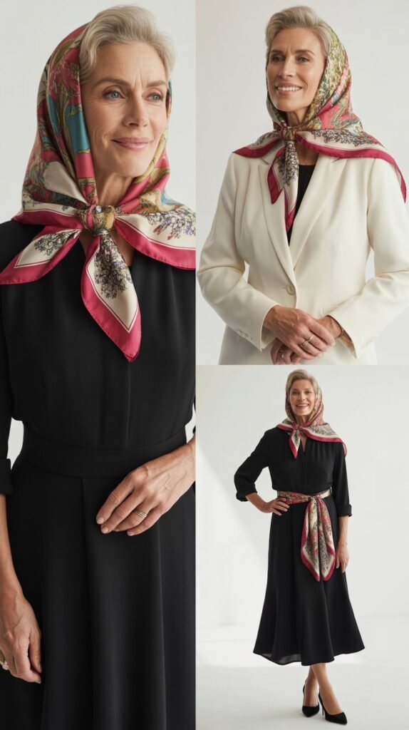 Printed Scarf as Statement Piece