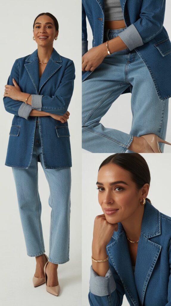 The Denim on Denim Sophistication
