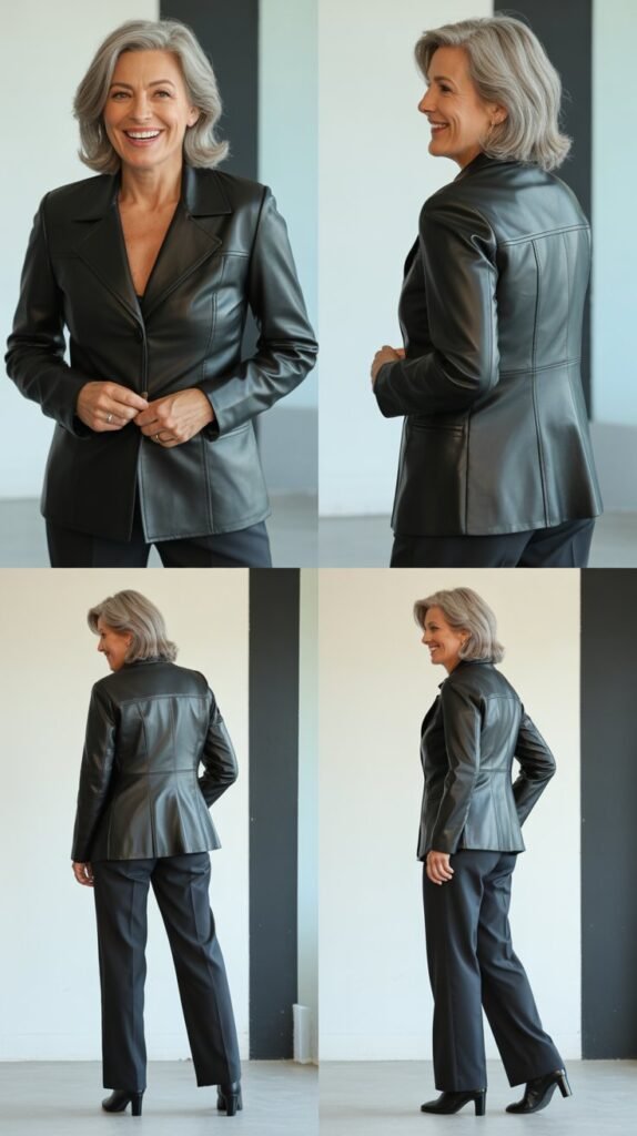 The Structured Leather Jacket Outfit